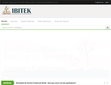 Tablet Screenshot of ibitek.com.br